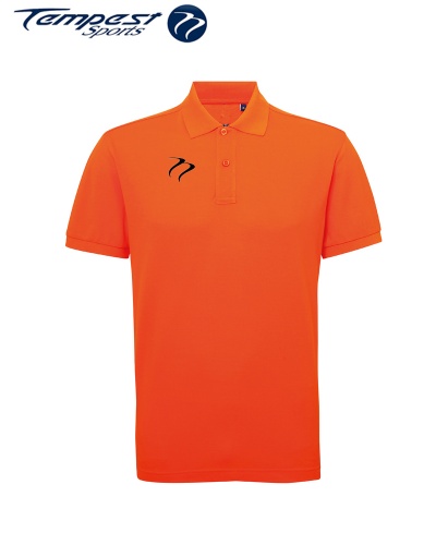 Poly/Cotton Mens Hockey Umpires Orange Shirt